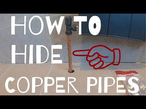 How To Hide COPPER Pipes - RADIATOR.