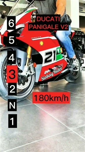 Ducati Panigale V2 All Gear Speed #ducati #ducatipanigale #superbike #gear #speed #shorts #viarl