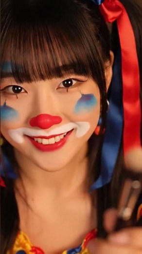 Clown Girl ASMR puts clown makeup on you