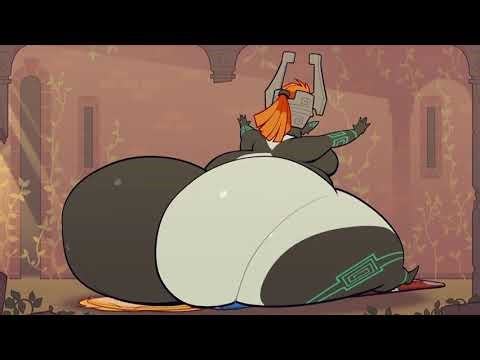 Midna squishes zelda