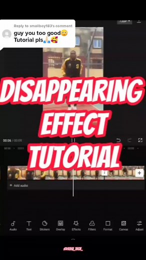 Quick Disappearing Effect using Cap Codes Tutorial