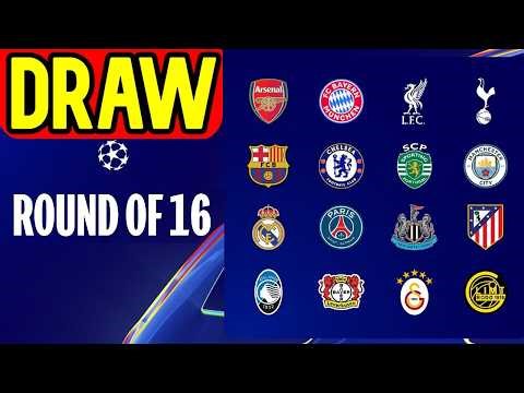 CHAMPIONS LEAGUE DRAW REACTION WATCH ALONG