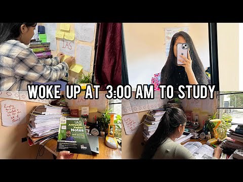 12hr+ continuous study sessions for UPSC| a productive day in my life | UPSC study vlog