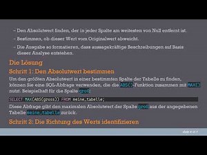 So bestimmen Sie den Betragswert von Daten über SQL-Spalten hinweg