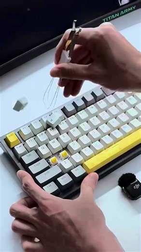 Wireless Mechanical Keyboard ⚡ RGB | Bluetooth 5.1 | Ultimate Gaming & Typing Setup #shorts