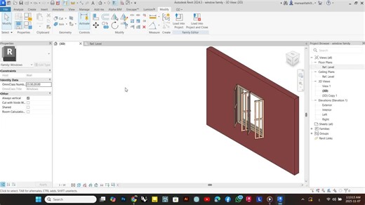 Created a parametric nested window family in Revit for BIM modeling | Marwan Fathi posted on the topic | LinkedIn