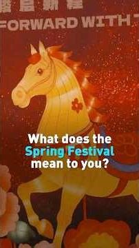 What does the Spring Festival mean to you?