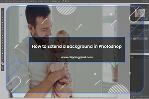 How to Extend a Background in Photoshop | Clipping Pixel