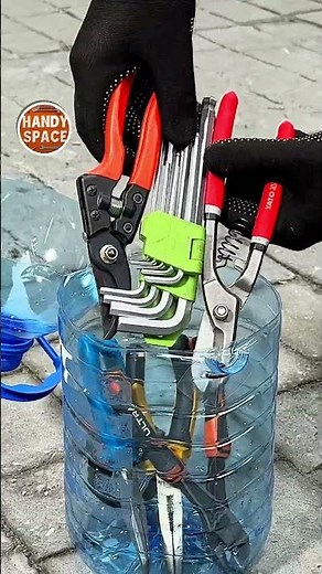 Portable Tool Case! Plastic Bottle and Zip Tie Hack! #upcycling