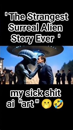 ' The Strangest Surreal Alien Story Ever ' #aliens #ufo #surreal #story #movie #ai sick shit 😃🤣