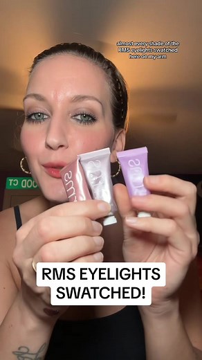 RMS Eyelights Cream Eyeshadow Swatches