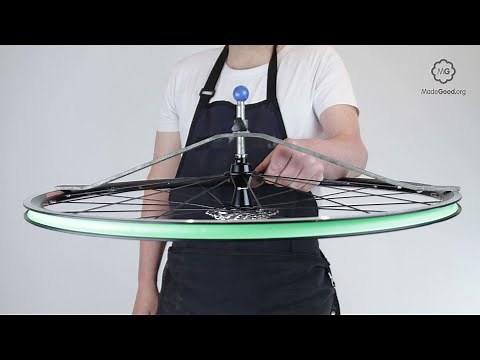 Dish A Wheel On A Bike