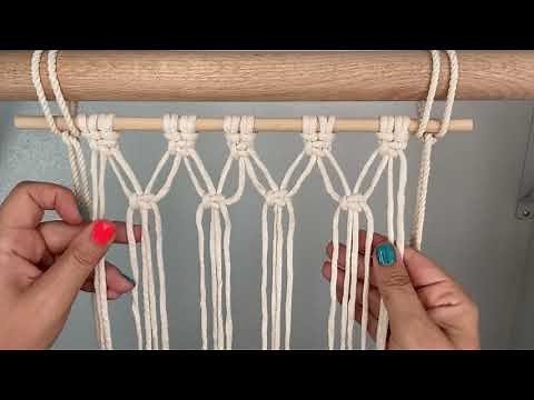 How to make a Macrame Fruit Hammock