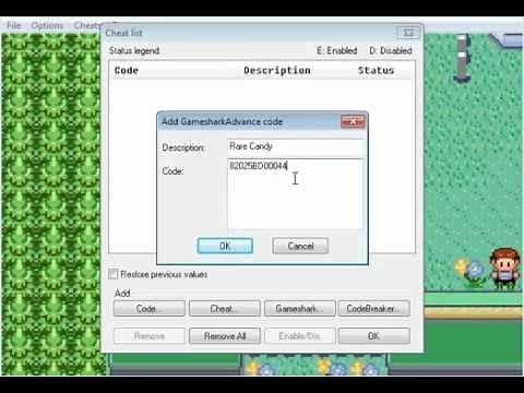 Pokemon Ruby Rare Candy Cheat VBA