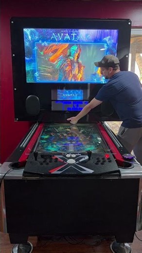 X-Arcade Tankstick MOD in Action (Pinball Setup)#short #youtubeshort