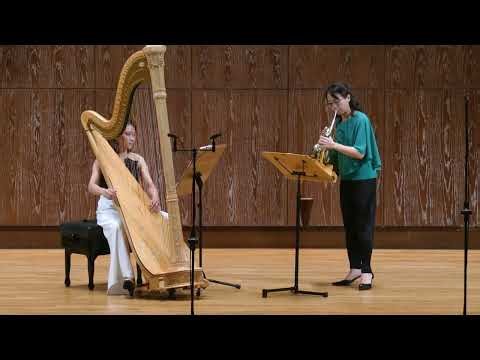 Bernard Andrès Chants d’arriere saison for harp and horn, VII. Moderato