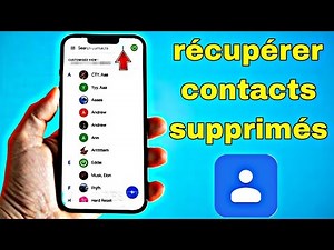 comment récupérer les contacts supprimés sur mon téléphone