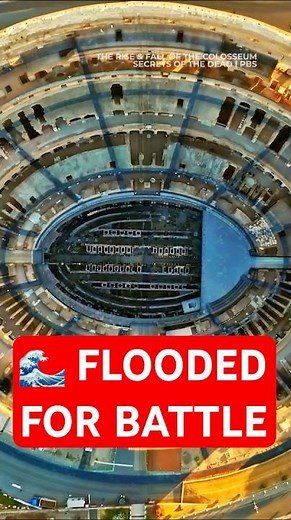 The Colosseum Was Flooded For Naval Battles