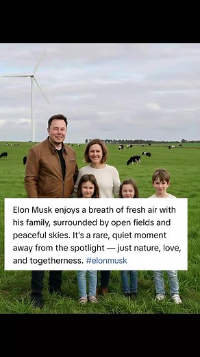 Elon musk enjoys a breath of fresh air with his family👪#familytime #elonmusknews #foryou #viewsproblem #virlvideo #virlvideo #elon