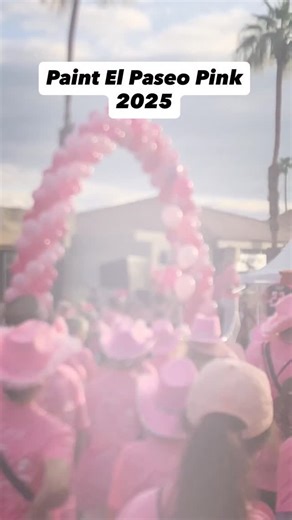 4.4K views · 725 reactions |  Paint El Paseo Pink 2025-  Walking in support of those who are battling any form of cancer, particularly breast cancer, while raising money for the Desert Cancer Foundation. Thank you to all who participated! Stay with NBC Palm Springs for full coverage and a recap of this morning’s event. | NBC Palm Springs | Facebook