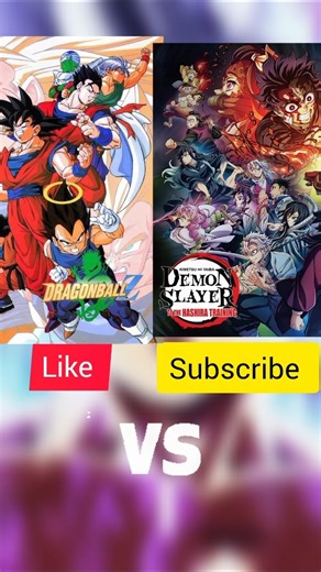 Dragon Ball z vs Demons sleyer ✅💥🔥🔥 #dragonball #goku #demonslayer