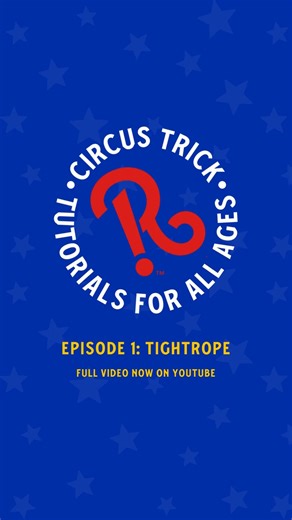 Ever wanted to walk a tightrope 25 feet in the air? Check out our brand new series, Circus Trick Tutorial for All Ages! Learn amazing tricks from some of the world's best performers, all from the comfort of your home. Click the link in the comments to watch Episode 1: Tightrope. | Ringling Bros. and Barnum & Bailey