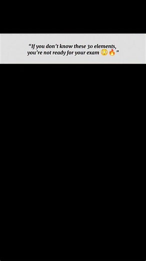 ~ NITESH YADAV ~ on Instagram: "“Learn these 30 important Chemistry elements once, and you’ll never forget them! ⚡ From Hydrogen to Zinc — everything you need in one page 📄💯 Save this for your quick revision before exams! 📘 #chemistry #cbse #class10 #sciencefacts #boardexam #studyhacks #notes #students #schoollife #chemistrylover #chemistryelements”"
