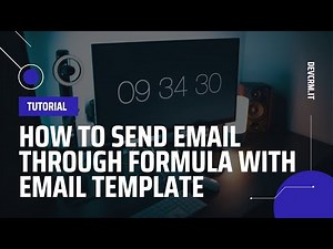 How to send email through formula with Email Template in EspoCRM