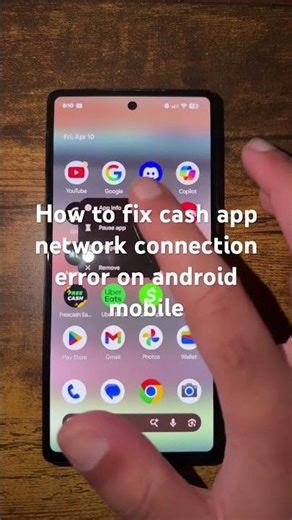 How to fix cash app network connection error on android mobile