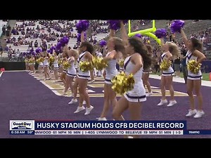 Husky Stadium holds college football decibel record | FOX 13 Seattle