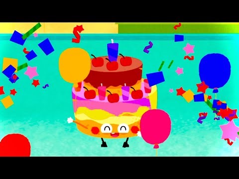 Birthday Cake 🎊🎂🎂🎊 Decoration Cartoon Video | Birthday Cake Cartoon | Baby Bus Cartoon | #Kidsfamily