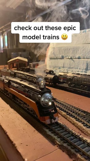 gs-4 4449’s 🙂 #model #modeltrain #trains #4449 #hoscale #mth #foryou #fyp