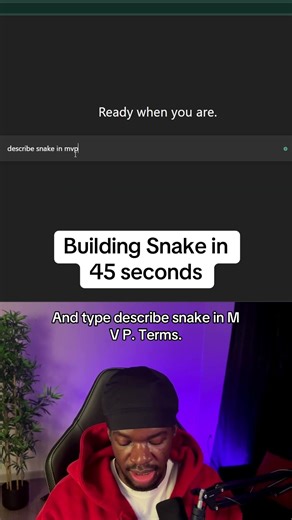 Snake Game from Zero to Playable in 45 Seconds #ai #gamedev #shorts