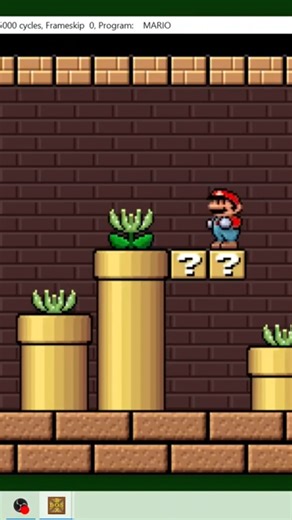 Mario Bross VGA DOS Gameplay #gaming #letsplay #mariobros #dosgames #retrogaming