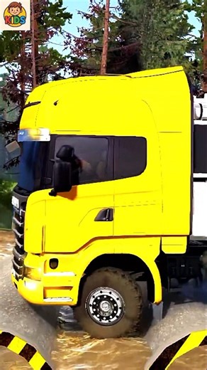 MudRunner Gameplay | Dangerous Mud Road Truck Challenge 🚚🌧️ #mudrunner #mudrunner