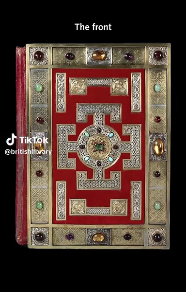 No bad angles when you’re a 1,300 old hand-written and hand-decorated Anglo-Saxon manuscript 📜 ✨ #britishlibrary #library #librarytok #lindisfarnegospels #lindisfarne #anglosaxon #history #historytok #medieval #medievaltok #manuscript #medievalmanuscript