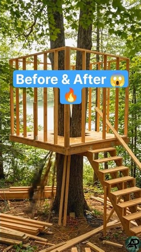 From Tree to Luxury Treehouse 🌳 Full Build Timelapse #timelapsebuild