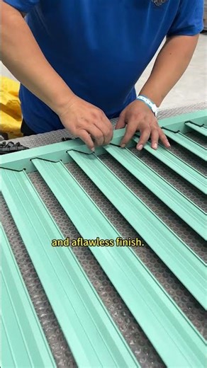 Powder Coated Aluminum Louver Shutters Supplier | B2B Solutions #shorts