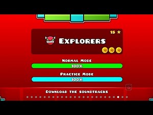 Geometry Dash [2.2] - Explorers 100% (Layout) by DalexioJ (me) (Hard Demon)