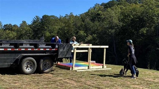 Lake Lure's beloved 'Rainbow Bridge' rebuilt after Helene devastation