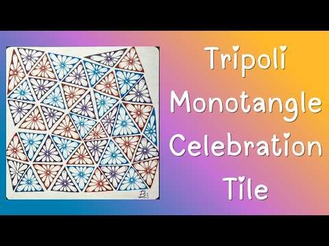 Tripoli Monotangle Celebration Tile