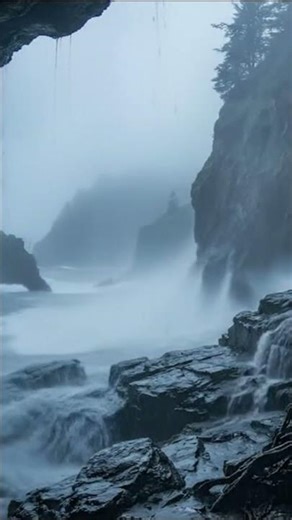 Rain Sounds For Sleeping 99% | Ocean Rain Sounds to Calm the Mind