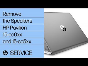 Remove the Speakers | HP Pavilion 15-cc0xx and 15-cc5xx | HP