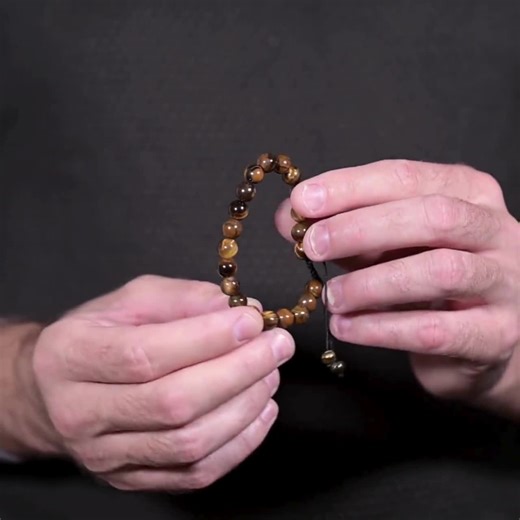 Mens Bracelet Beaded Tigers Eye Jewelry, Protection Bracelet Perfect Gift for Boyfriend With Confidence Boost, Tiger Eye Bracelet Adjustable - Etsy