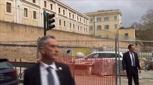 Pope Francis arrives back at the Vatican by car after leaving Rome's Gemelli Hospital, where he spent five weeks recovering from pneumonia. The 88-year-old pope, who had been hospitalized since February 14 due to a severe respiratory infection, made his first public appearance earlier in the day, waving to well-wishers from a balcony before his discharge. COURTESY: Reuters | GMA News