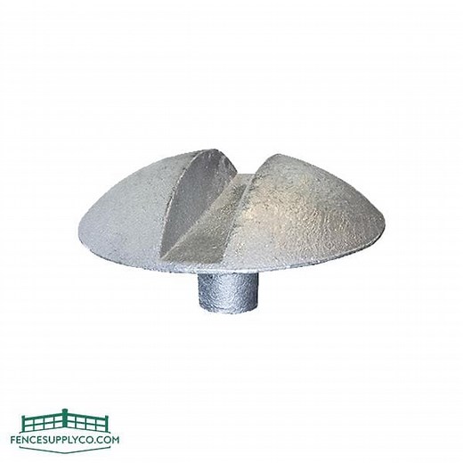 Gate Center Stop Malleable - Mushroom Style