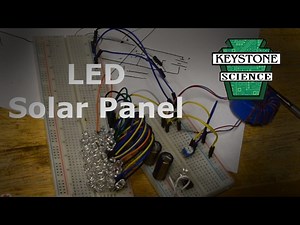 Solar panel made of LEDs