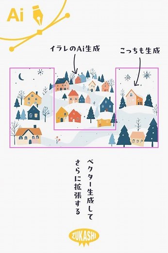イラレでベクター生成してさらに拡張生成する #adobeillustrator #イラレTips毎日