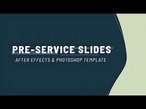 Pre-Service Church Slide Template