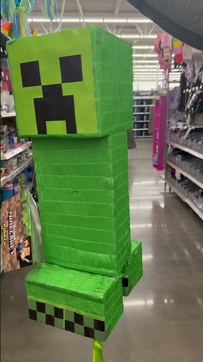 DIY Minecraft Creeper Piñata